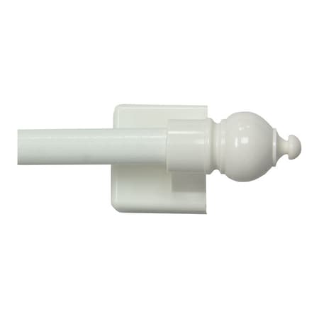 Kenney Mfg Kenney Enamel White Magnet Cafe Rod 16 in. L X 28 in. L KN40344